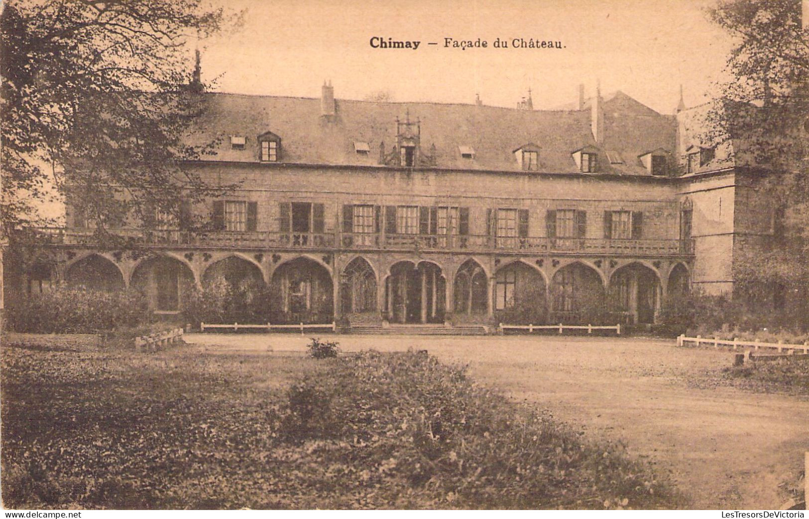 BELGIQUE - CHIMAY - Façade Du Château - Carte Postale Ancienne - Chimay