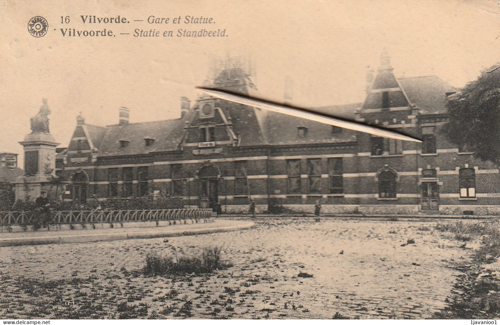 Vilvoorde, Vilvorde,  La Gare, Statie,la Station, 2 Scans - Vilvoorde