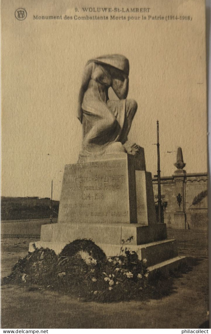 Woluwe - St. Lambert (Bruxelles) Monument Des Combatants Morts 19?? - Woluwe-St-Lambert - St-Lambrechts-Woluwe