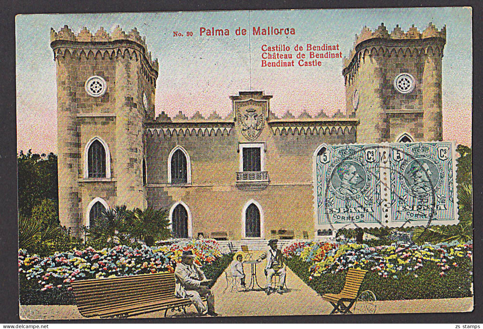 Palma De Malorca Castillo De Bendiant Chateau Castle  CAK Von 1935 - La Palma