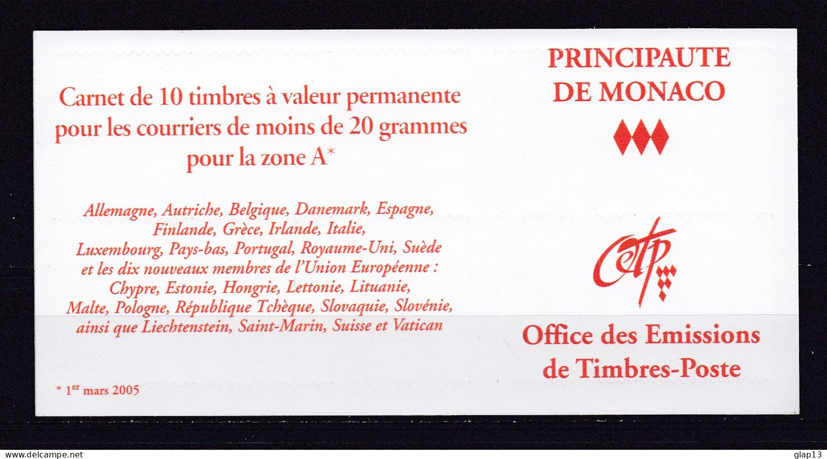 MONACO 2006 CARNET N°C15 NEUF** ARMOIRIES - Booklets