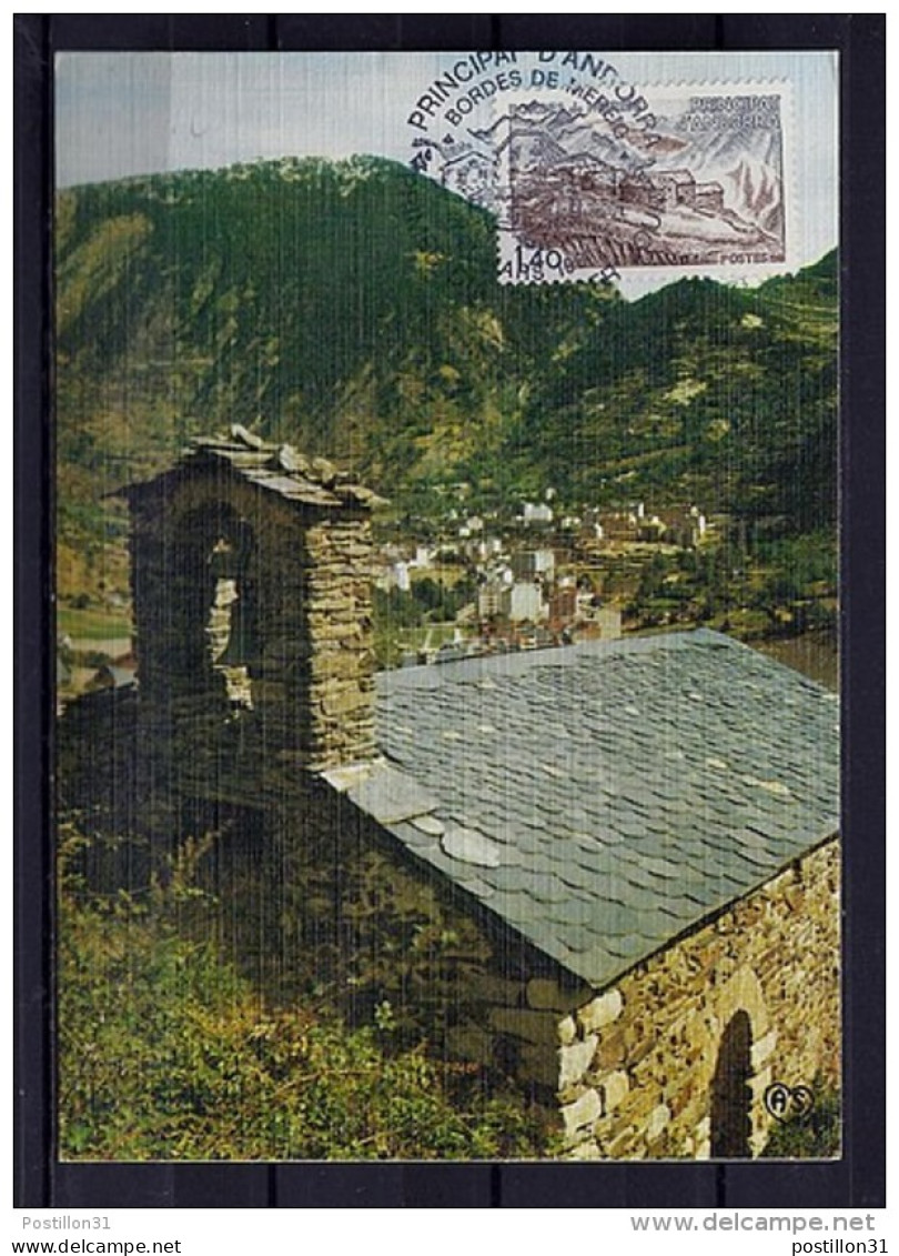 ANDORRE N°291 SUR CP Du 21.3.81 POUR FRANCE   1° JOUR - Covers & Documents