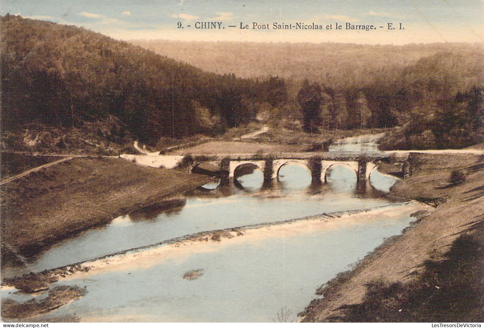 BELGIQUE - CHINY - Le Pont Saint Nicolas Et Le Barrage - EI - Carte Postale Ancienne - Chiny