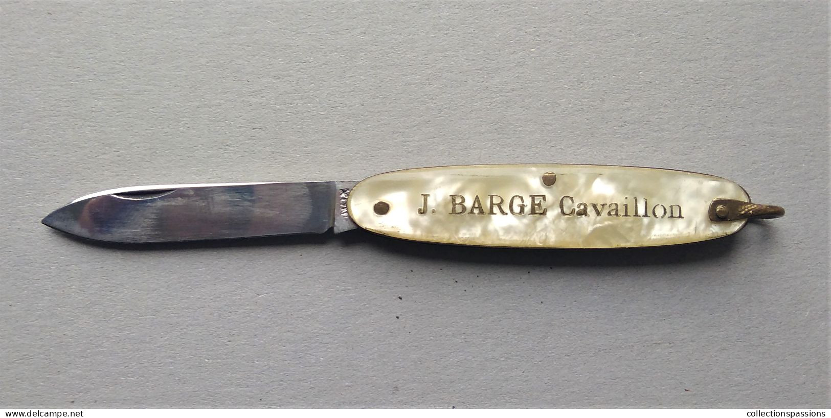 - Couteau. Canif - Petit Couteau - J. BARGE. Cavaillon - - Messer