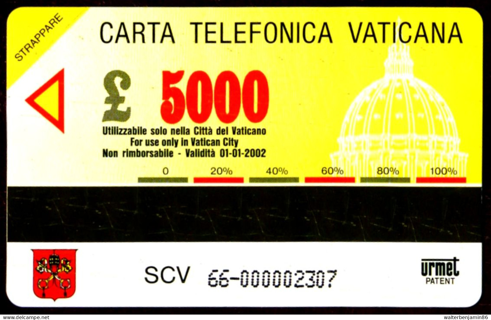 G VA 66 C&C 6066 SCHEDA TELEFONICA NUOVA MAGNETIZZATA VATICANO MADONNA COL BAMBINO - Vatican