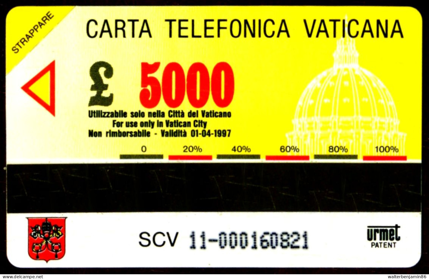 G VA 11 C&C 6011 SCHEDA TELEFONICA NUOVA MAGNETIZZATA VATICANO ANNO DELLA NATURA COME FOTO - Vaticano (Ciudad Del)