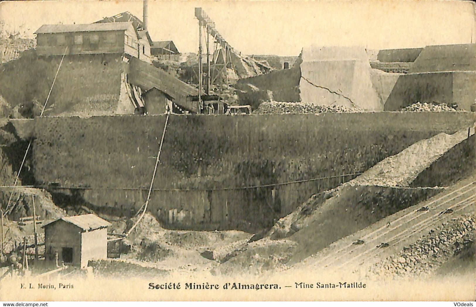 035 252 - CPA - Thèmes - Métiers - Mines - Société Minière De Almagrera - Mine Santa-Matilde - Mines