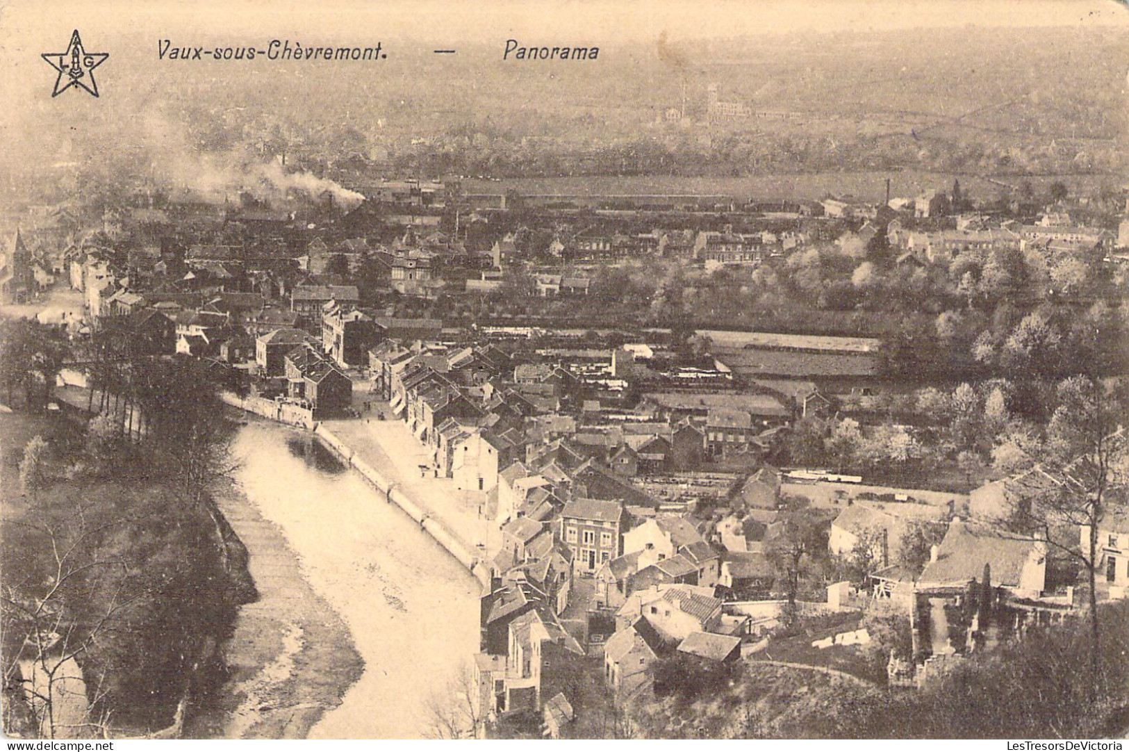 BELGIQUE - VAUX Sous CHEVREMONT - Panorama - Carte Postale Ancienne - Chaudfontaine