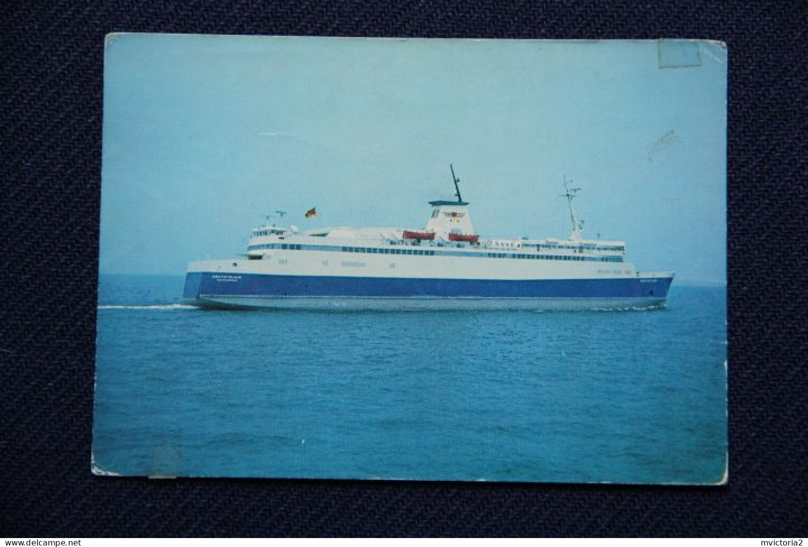 DB FAHSCHIFF DEUTSCHLAND " - Indienstsellung JUin 1972, Eingeseztim FAHVERKEHR Mit DANEMARK - Ferries