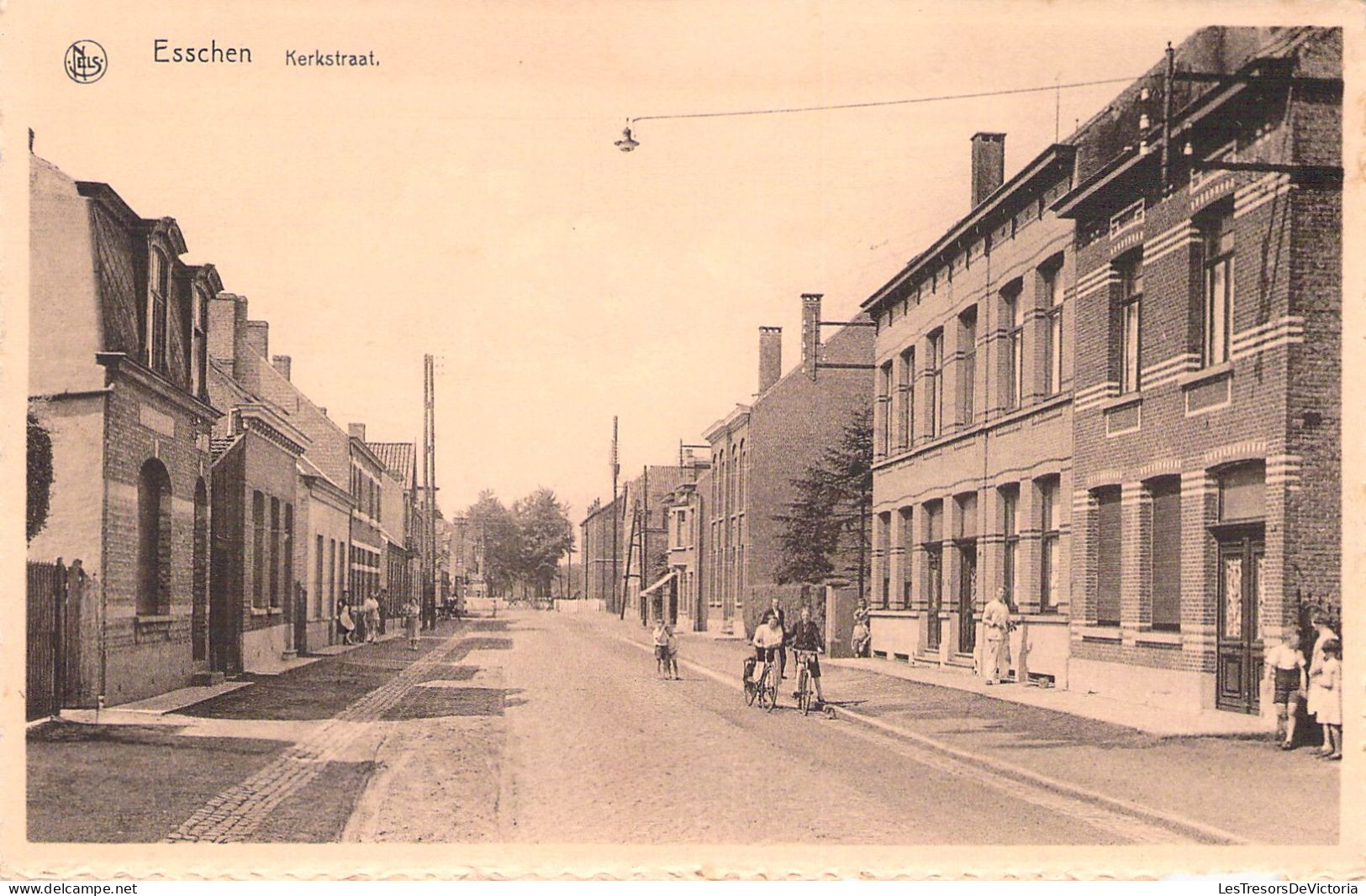 BELGIQUE - ESSCHEN - Kerkstraat - Carte Postale Ancienne - Essen