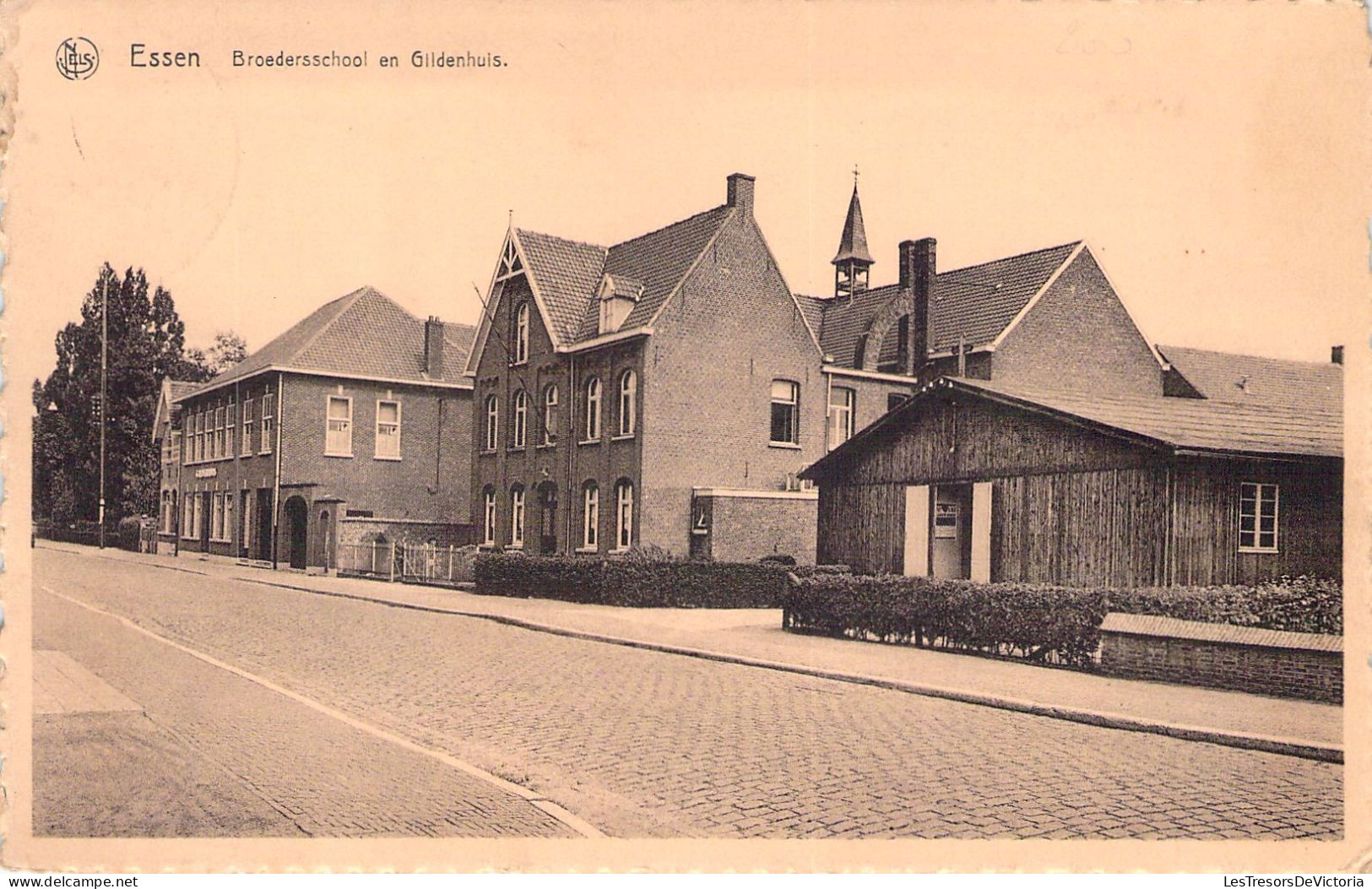 BELGIQUE - ESSEN - Broedersschool En Gildenhuis - Carte Postale Ancienne - Essen