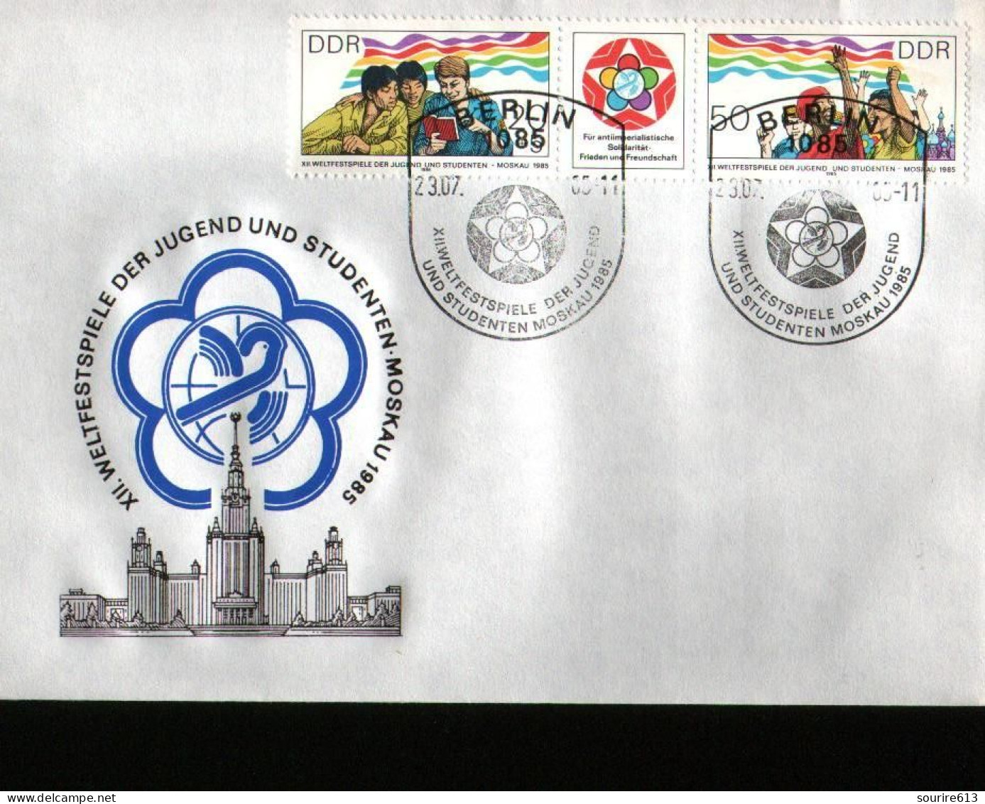 Fdc Enfance & Jeunesse > Autres  Allemagne 1985 Etudiants - Usines & Industries