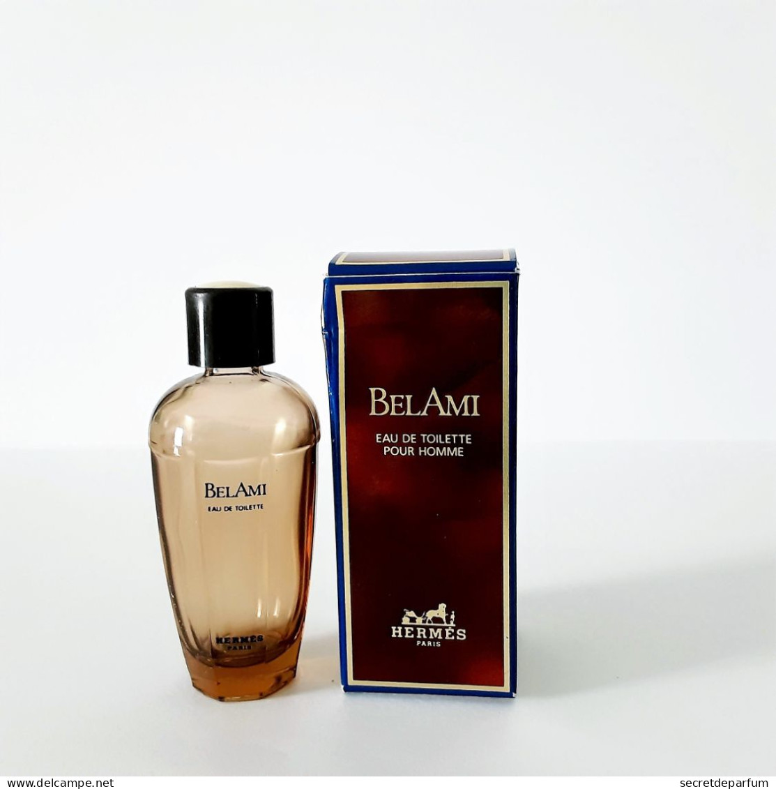 Miniatures De Parfum   BEL  AMI  De  HERMES   EDT  Pour HOMME VIDE   8 Ml +  Boite - Miniatures Hommes (avec Boite)