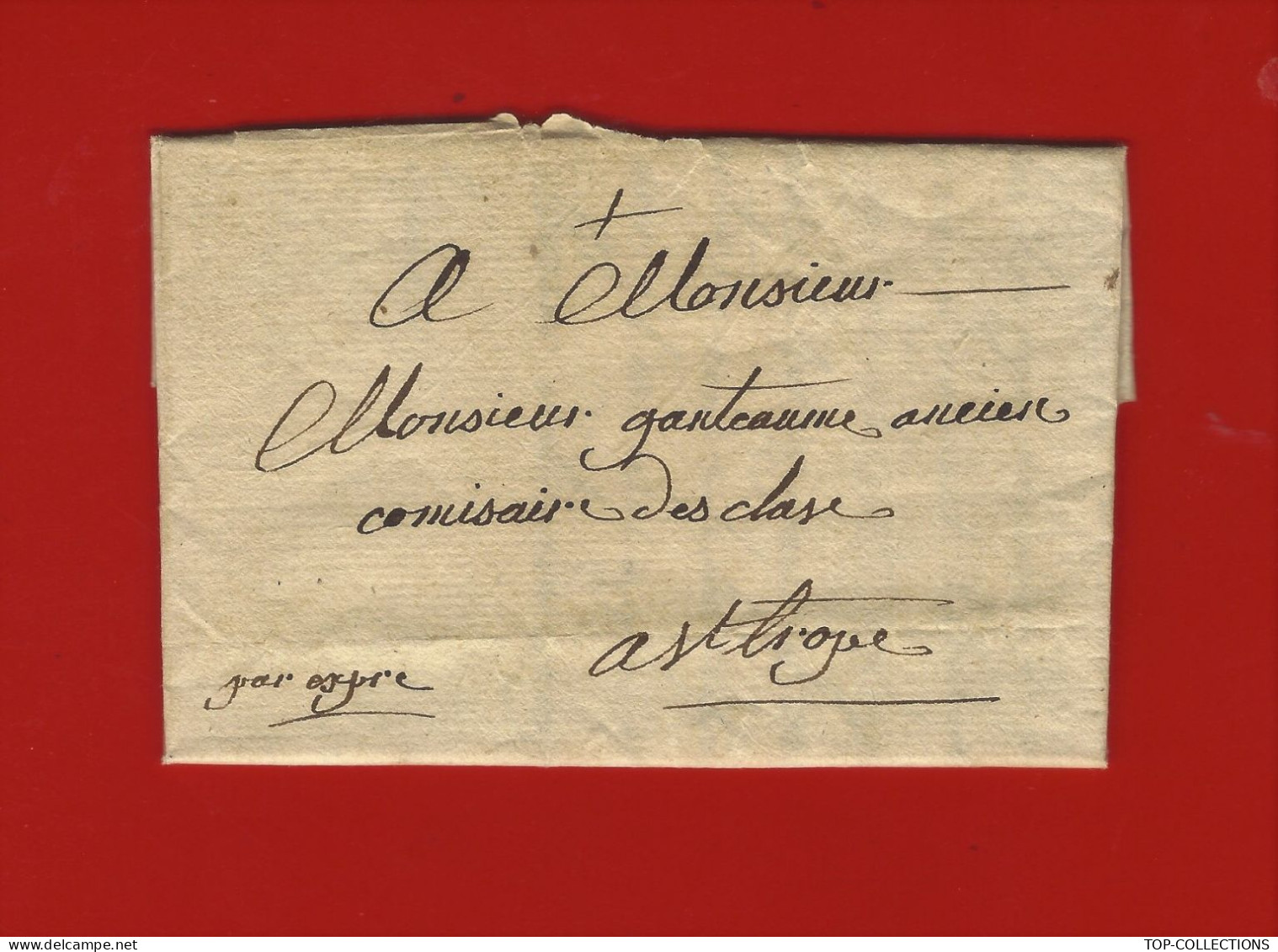 1783  Marseille Paroisse St Martin  Champolion Sign. Maçonnique > Ganteaume St Tropez MARINE PORT Commissaire  Classes - Documents Historiques