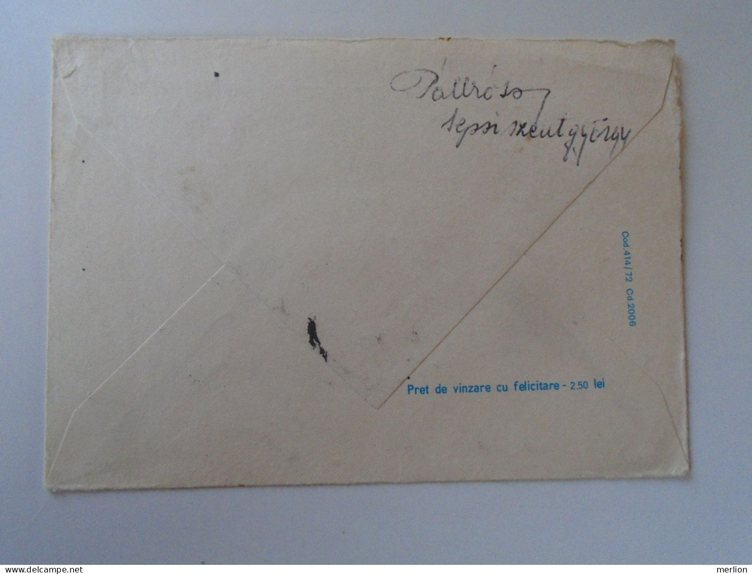 D195115  Small Uprated Stationery Liliput Cover -Romania  Cancel 1977 Gheorgheni -Gyergyószentmiklós - Sent To Hungary - Cartas & Documentos