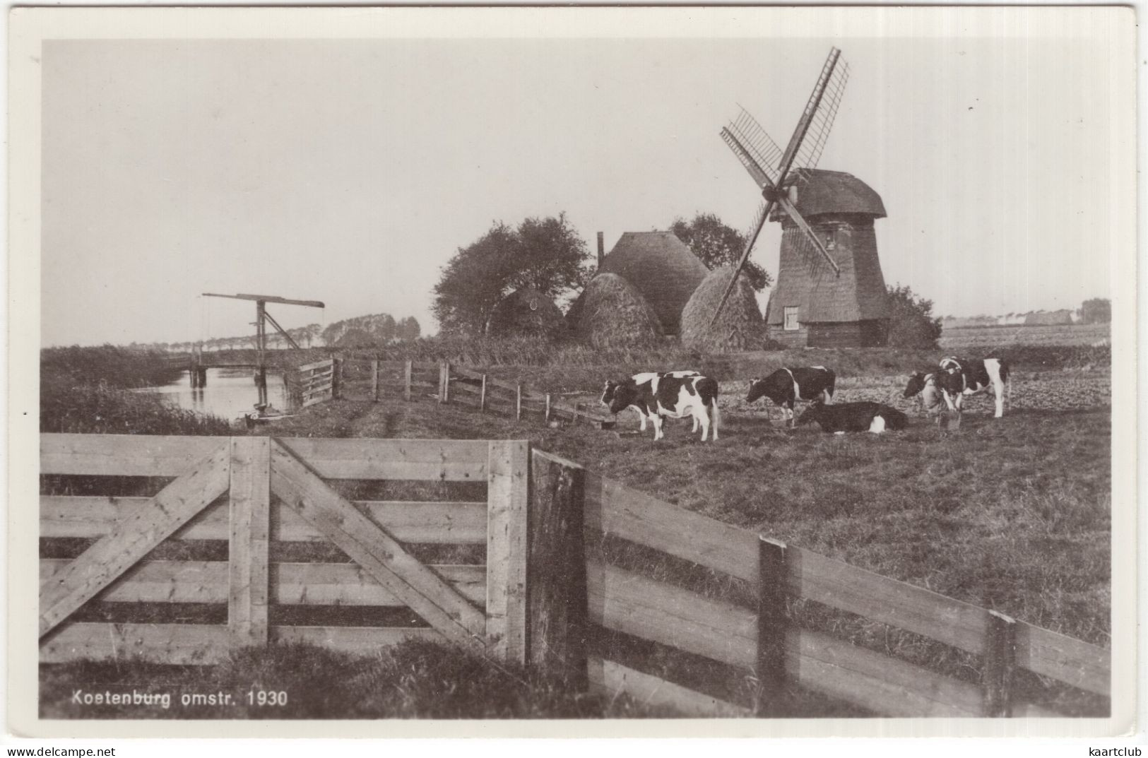 Koetenburg Omstr. 1930 - Mooi Nederland  - (Noord-Holland, Nederland) - Molen / Moulin / Mill / Mühle - Schagen