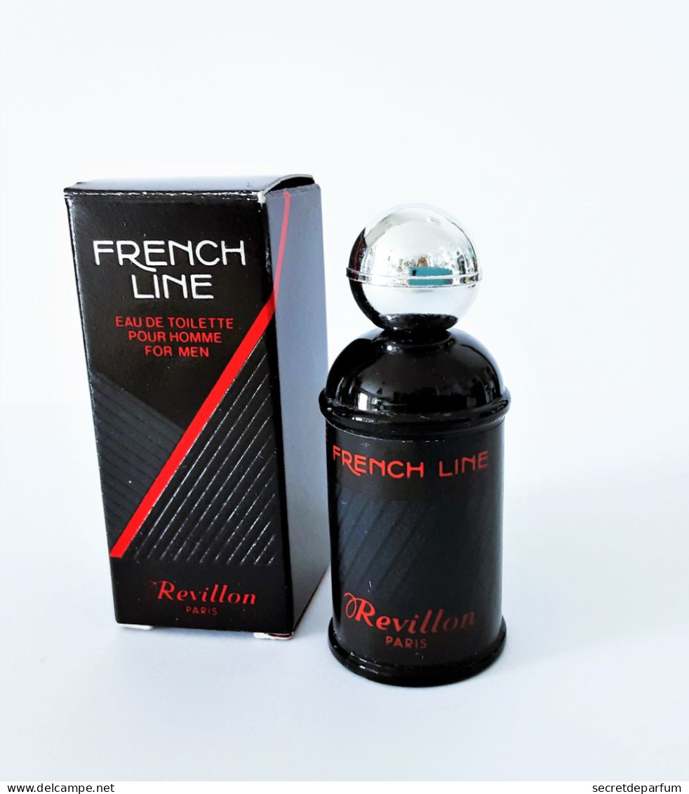Miniatures De Parfum  FRENCH LINE  De  REVILLON   EDT Pour HOMME   5  Ml  + Boite - Miniatures Hommes (avec Boite)