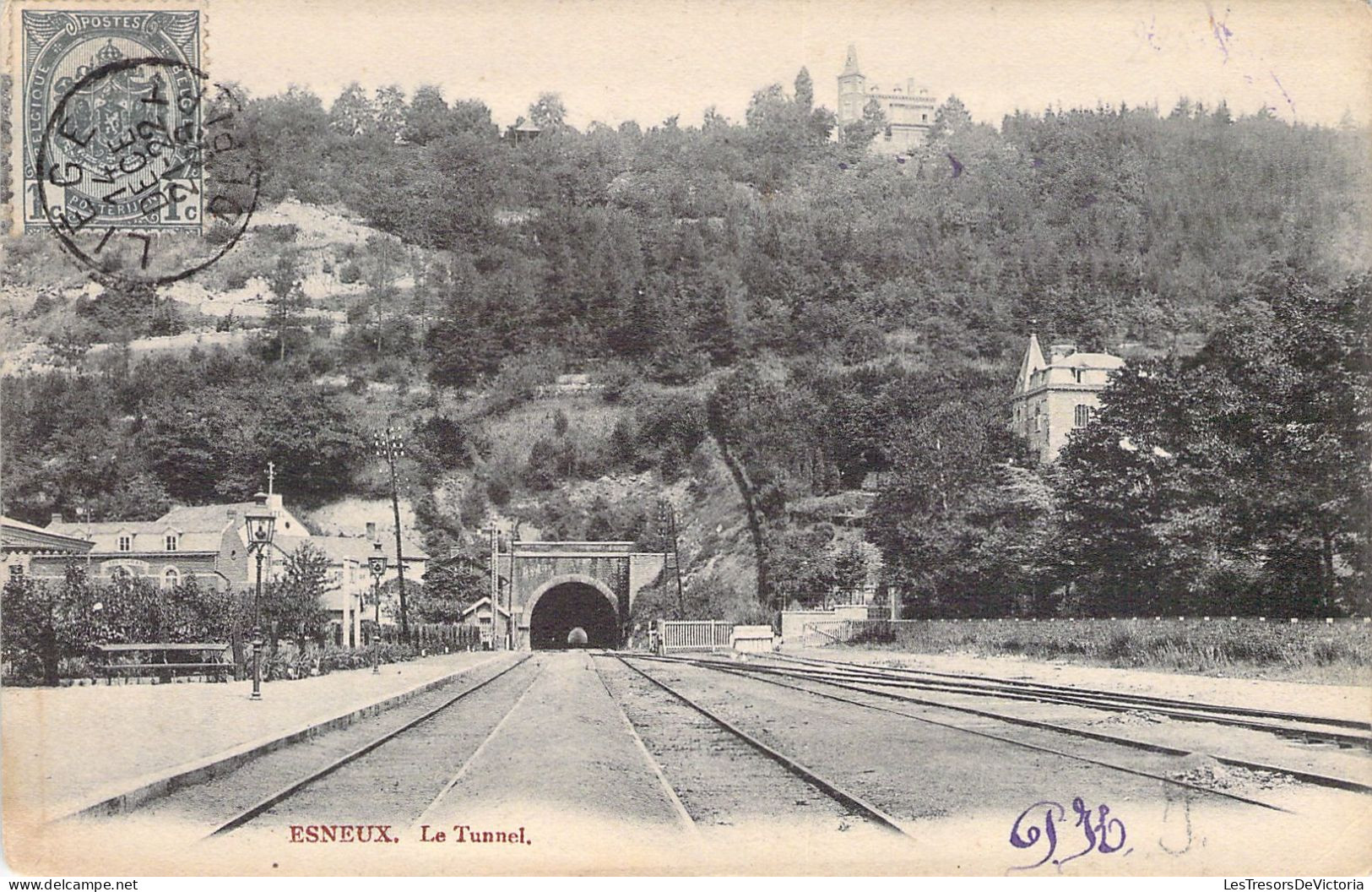 BELGIQUE - ESNEUX - Le Tunnel - Carte Postale Ancienne - Esneux