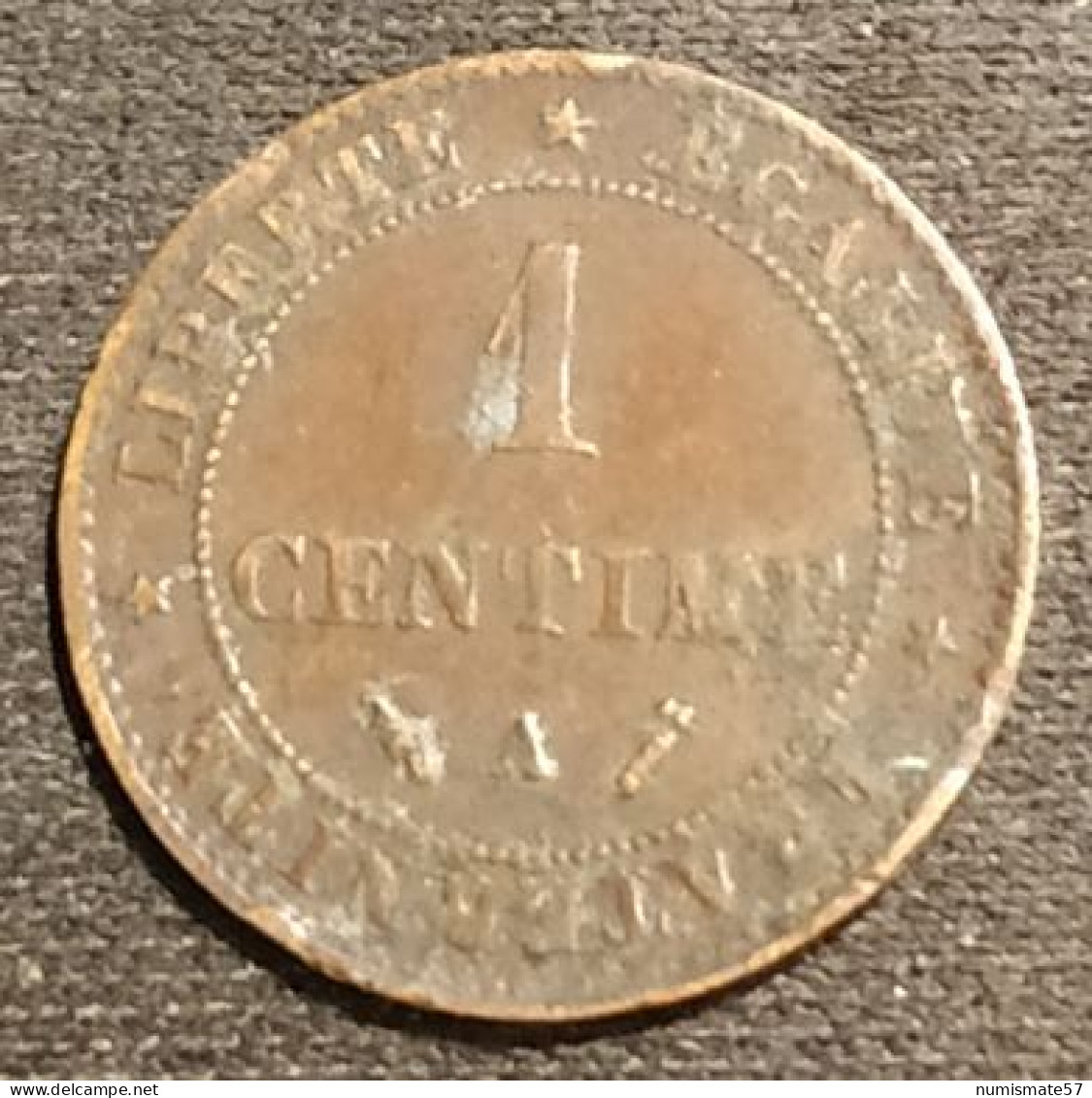 FRANCE - 1 CENTIME 1891 A - Cérès - Gad 88 - KM 826.1 - 1 Centime