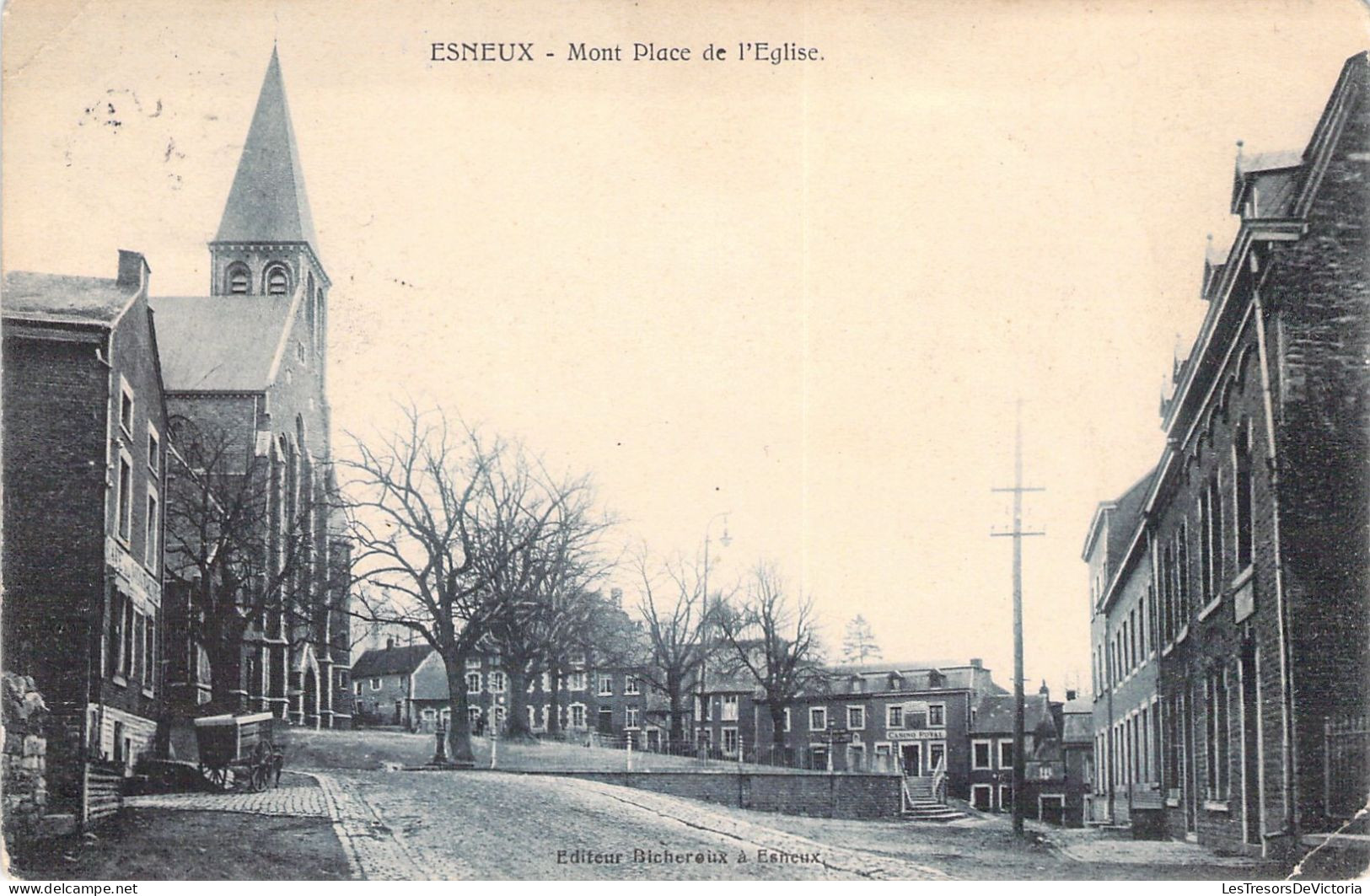 BELGIQUE - ESNEUX - Mont Place De L'église - Carte Postale Ancienne - Esneux