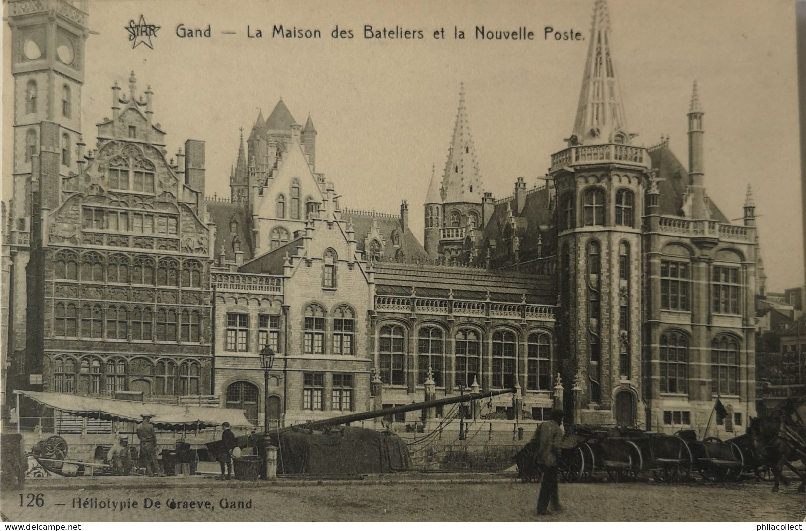 Gent - Gand  // LA Maison Des Bateliers Et La Nouvelle Post 1910 Ed. Star - De Graeve 126 - Gent