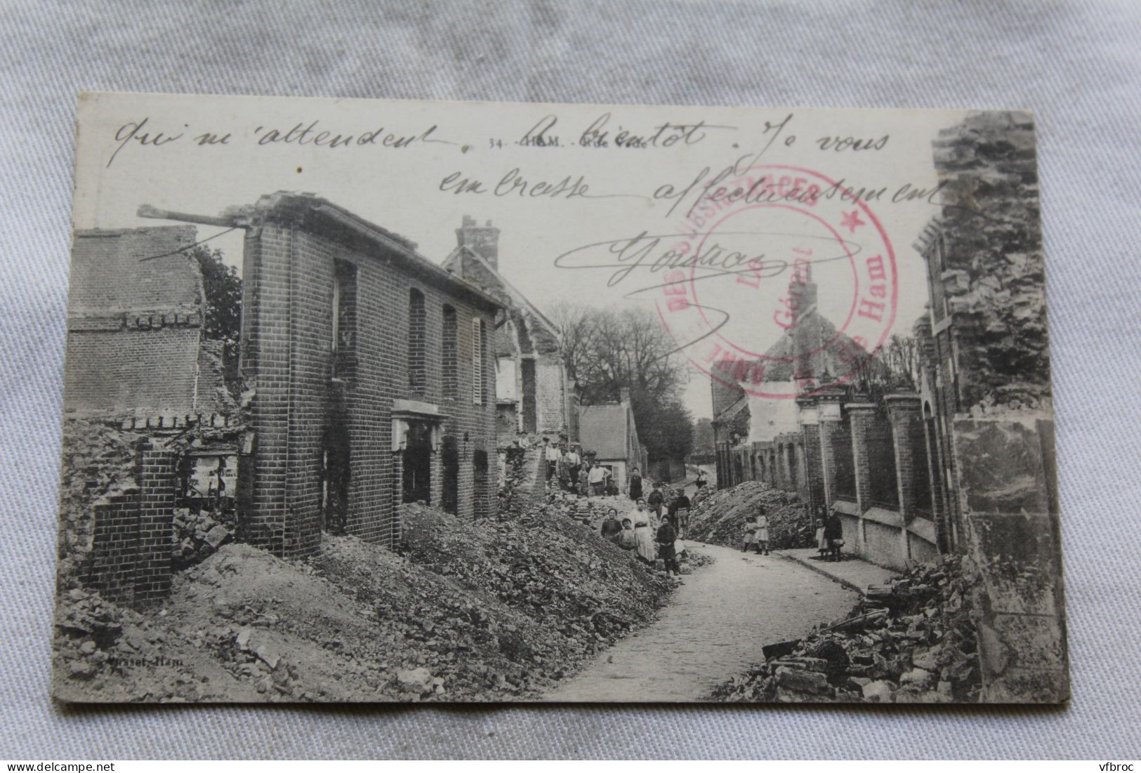 Ham, Rue Vade, Somme 80 - Ham
