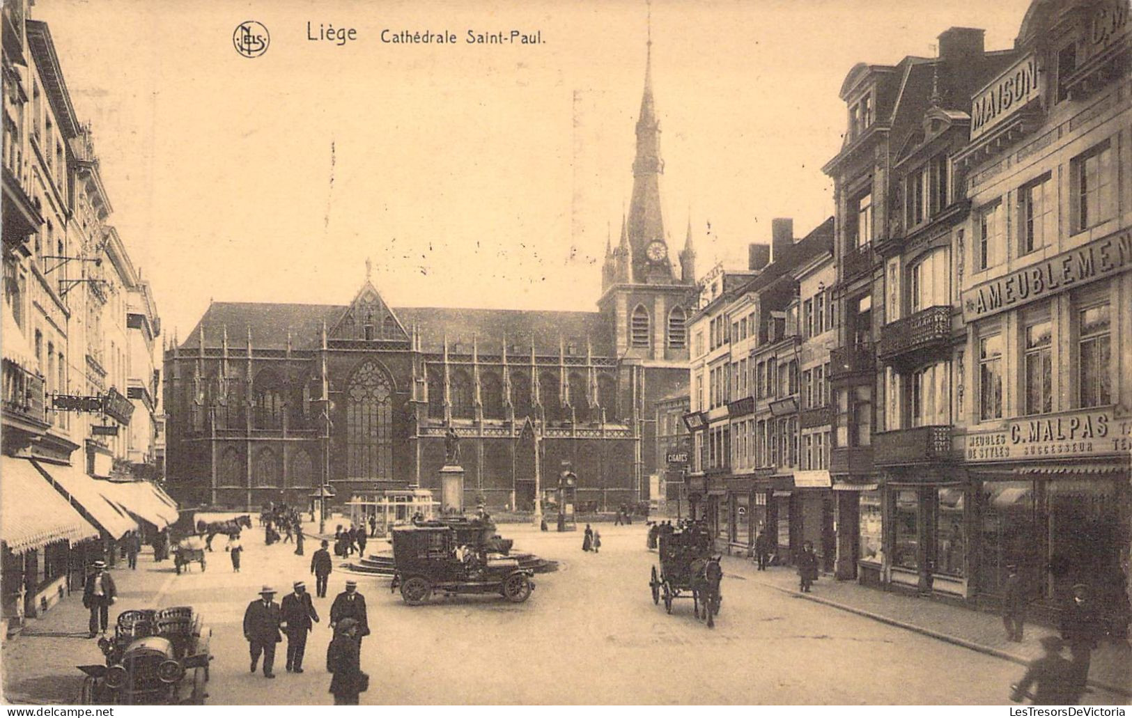 BELGIQUE - LIEGE - Cathédrale St Paul - Carte Postale Ancienne - Liege