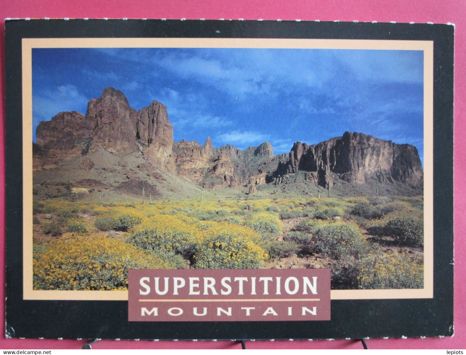 Visuel Très Peu Courant - USA - Arizona - Superstition Mountain - R/verso - Autres & Non Classés