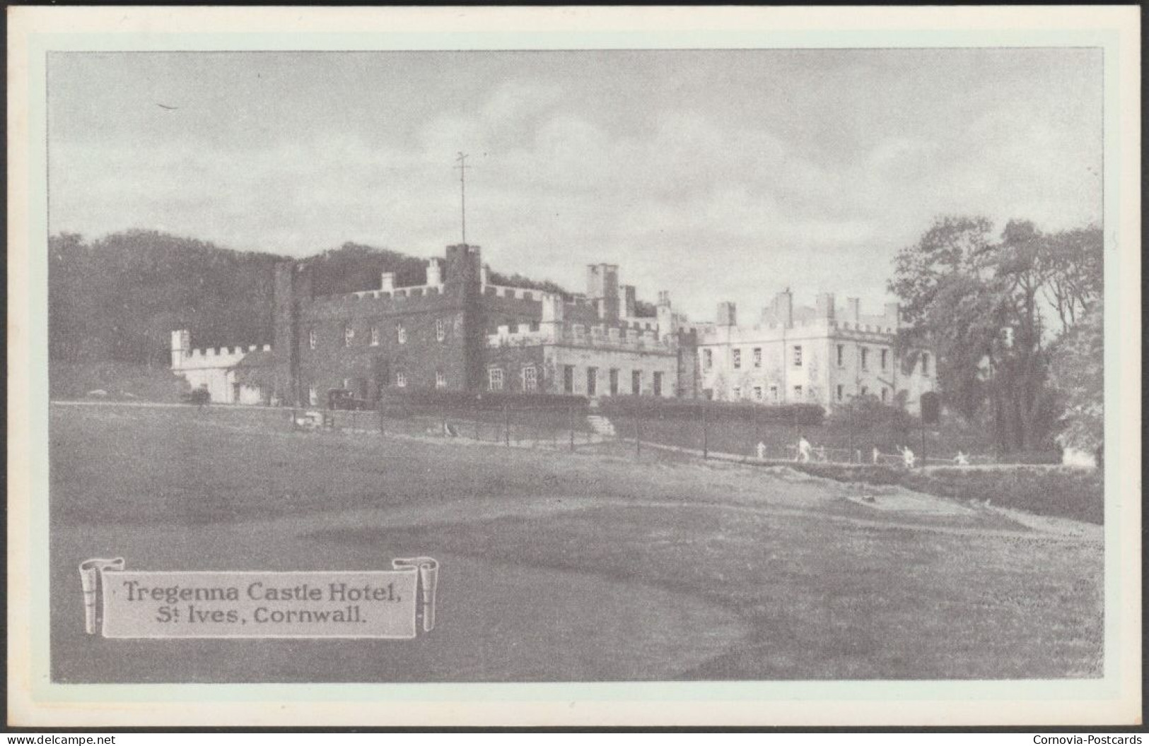 Tregenna Castle Hotel, St Ives, Cornwall, C.1930 - Postcard - St.Ives