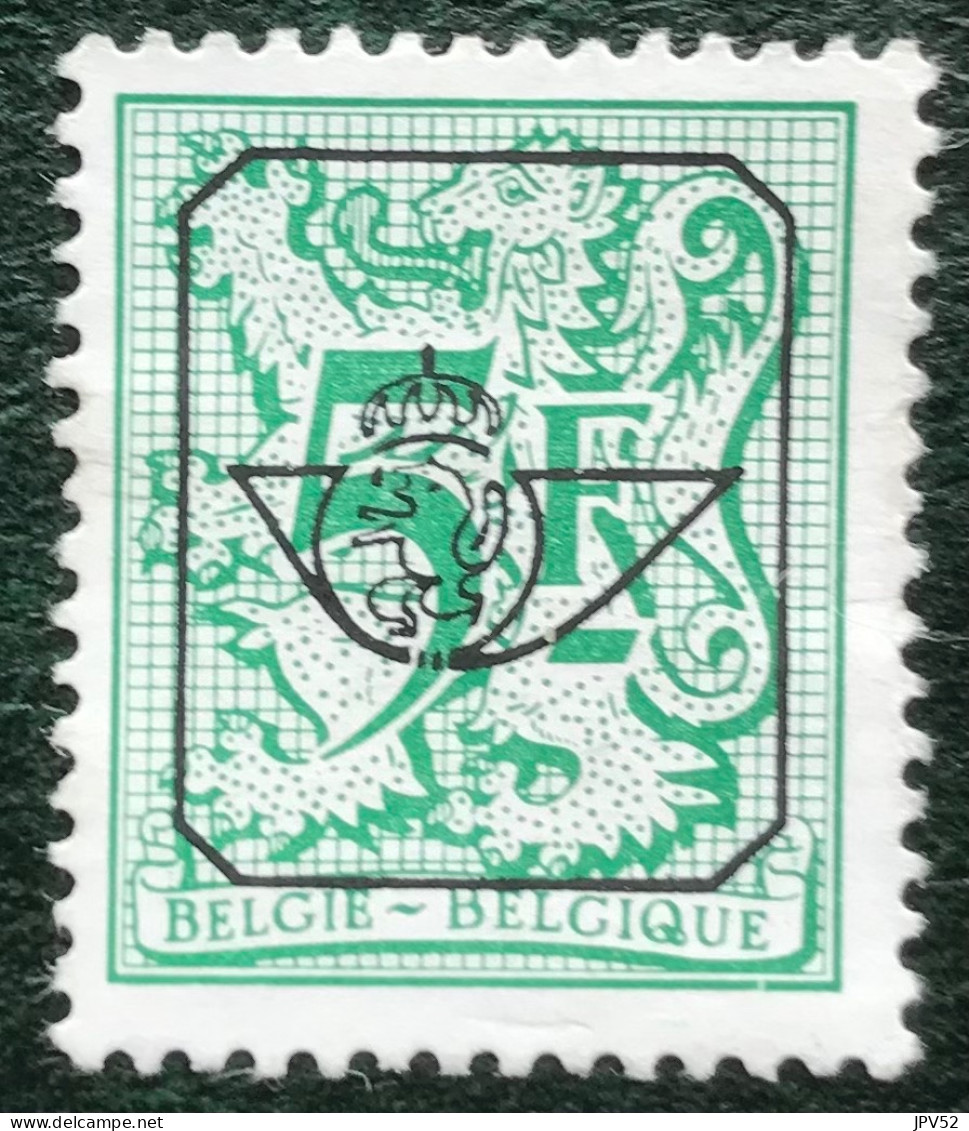 België - Belgique - C17/39 - 1985 - (°)used - Michel 2012V - Cijfer Op Heraldieke Leeuw Met Wimpel - Typos 1967-85 (Löwe Und Banderole)