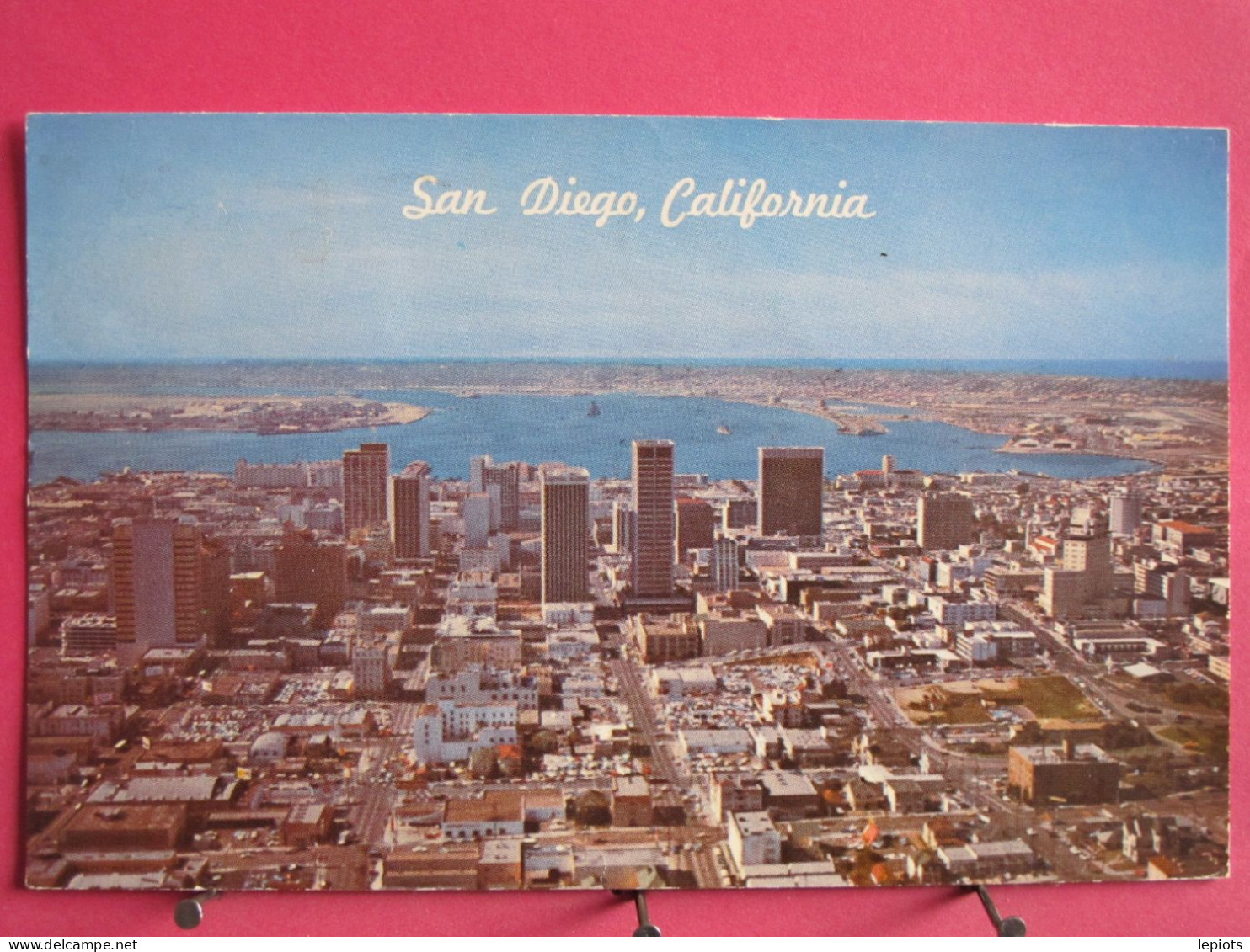 Visuel Très Peu Courant - USA - California - San Diego - Downtown & San Diego Bay - R/verso - San Diego