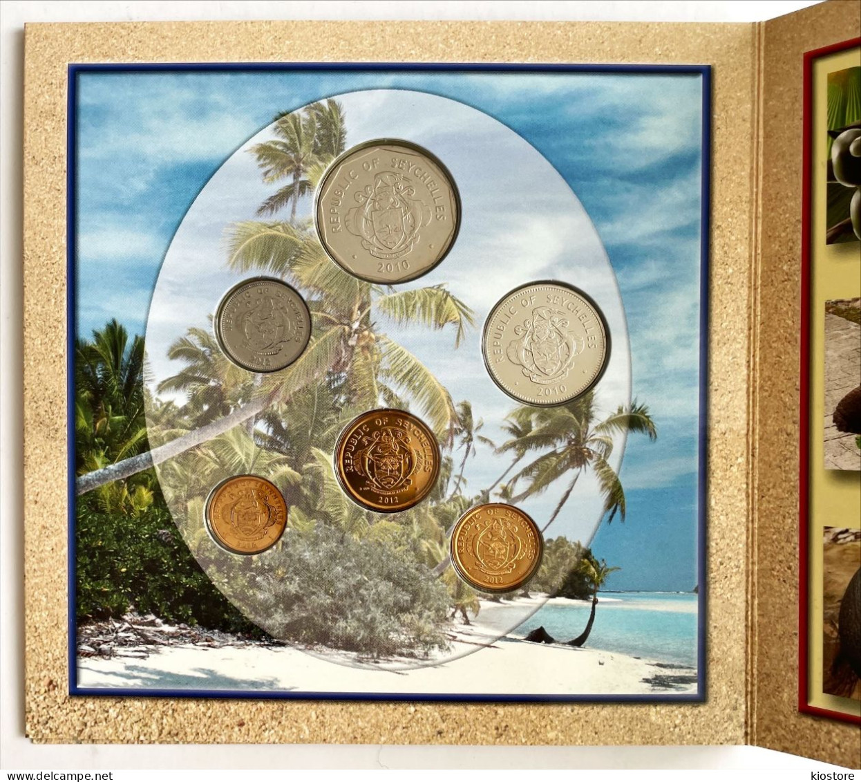 Seychelles Coin Set 2010-2012 In Its Folder UNC - Seychelles