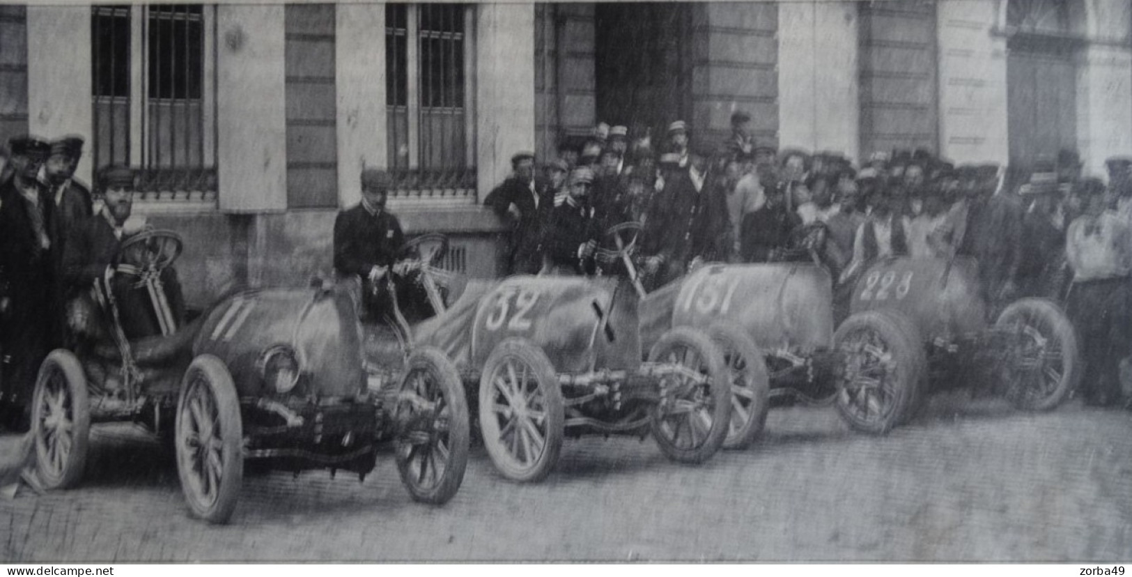 Voitures Passy-Thellier Engagées Dans Paris Madrid 1903 - Autres & Non Classés