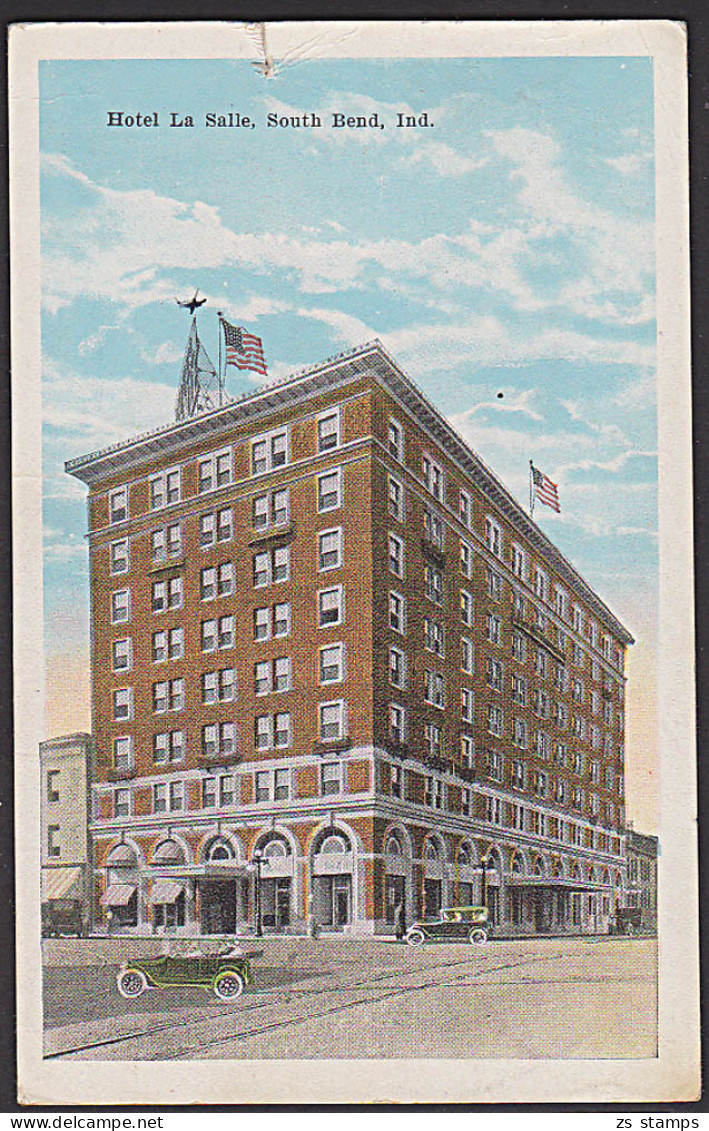 Hotel La Salle South Bend IND. CAK 1925 Hotel - South Bend