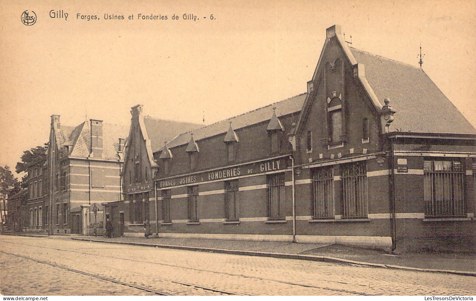 BELGIQUE - GILLY - Forges Usines Et Fonderie De Gilly - 6 - Carte Postale Ancienne - Charleroi