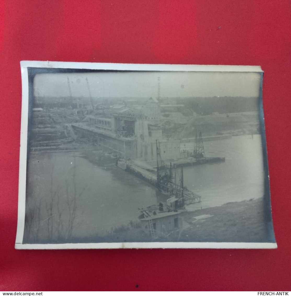 PHOTO BARRAGE DE PIZANCON EN CONSTRUCTION 1930 - Oggetti