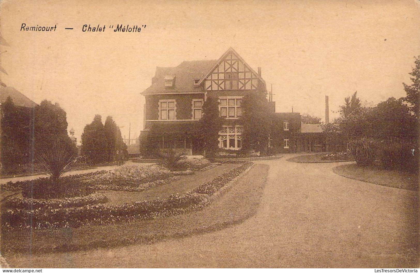 BELGIQUE - REMICOURT - Chalet "MELOTTE" - Carte Postale Ancienne - Remicourt