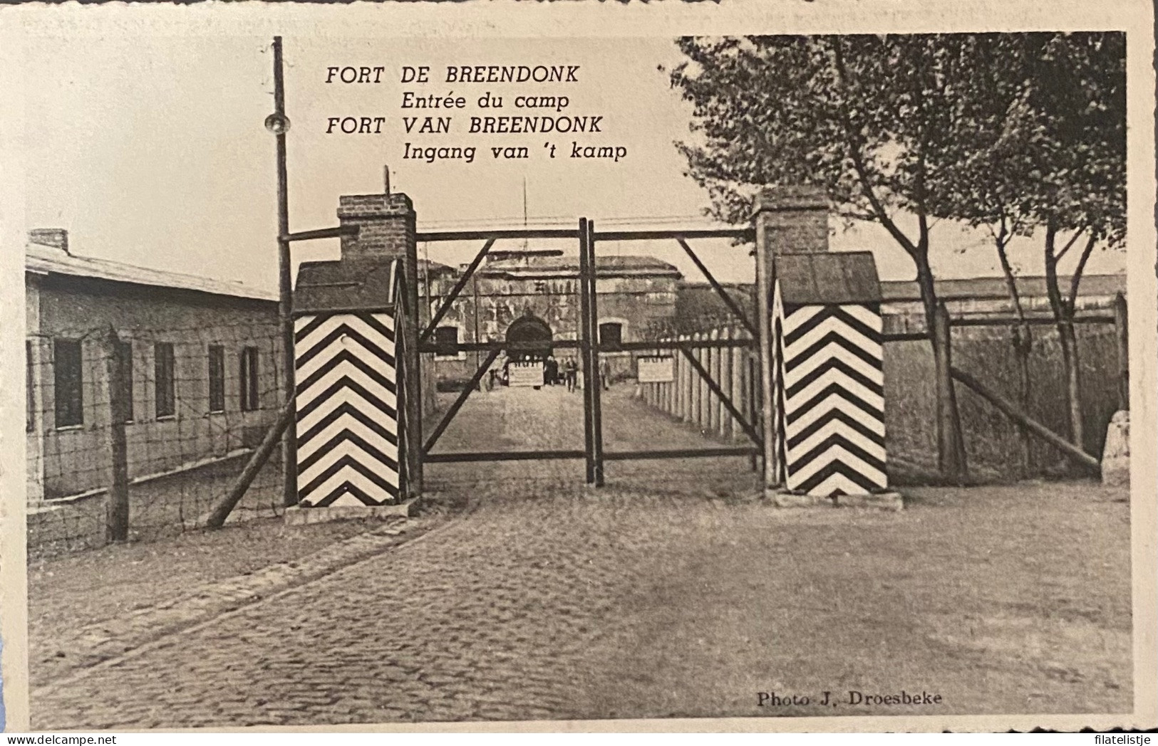 Fort Van Breendonk Ingang Van Het Kamp - Willebroek