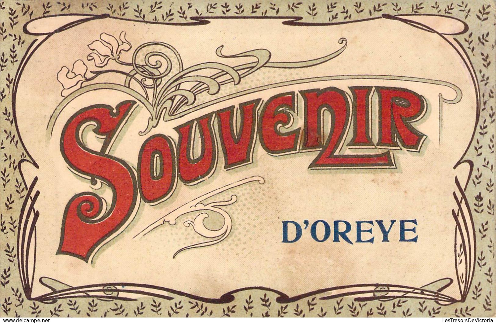 BELGIQUE - Souvenir D'OREYE - Carte Postale Ancienne - Oreye