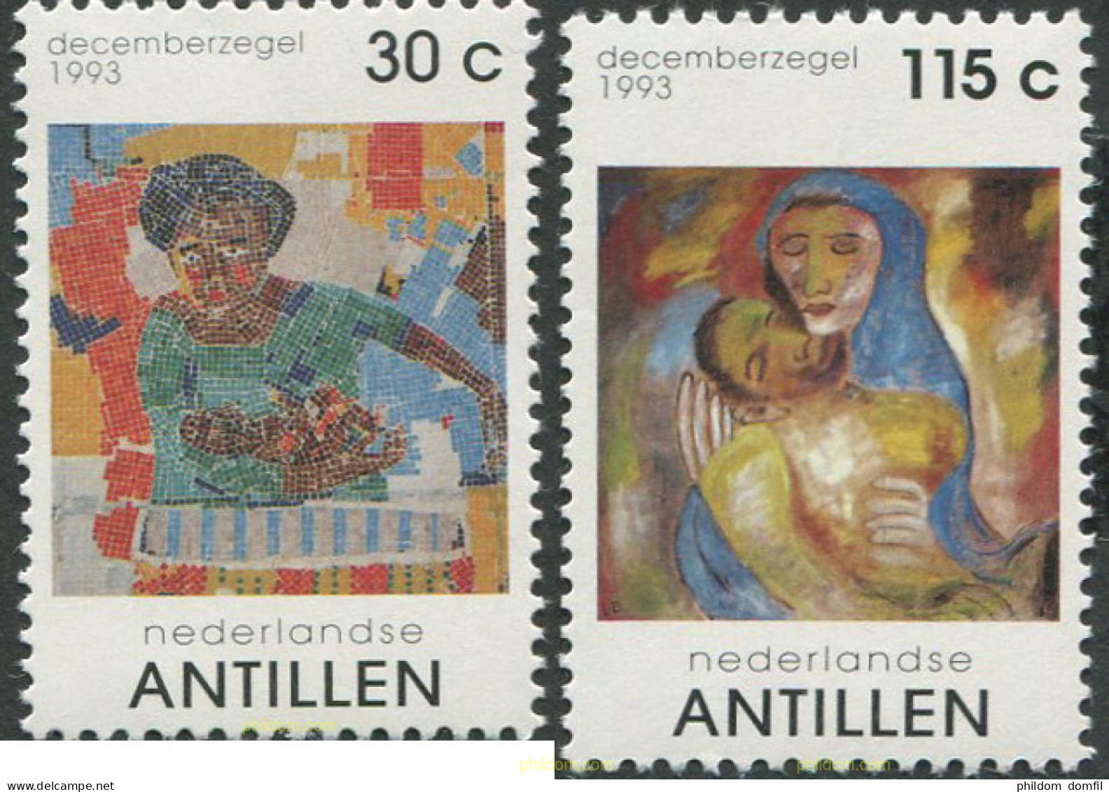 701863 MNH ANTILLAS HOLANDESAS 1993 NAVIDAD - Antilles