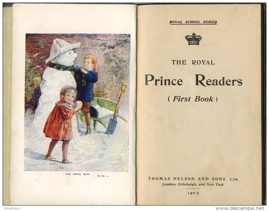 ROYAL PRINCE READERS - Thomas Nelson And Sons, Ltd (1919) Royal School Series - 1900-1949