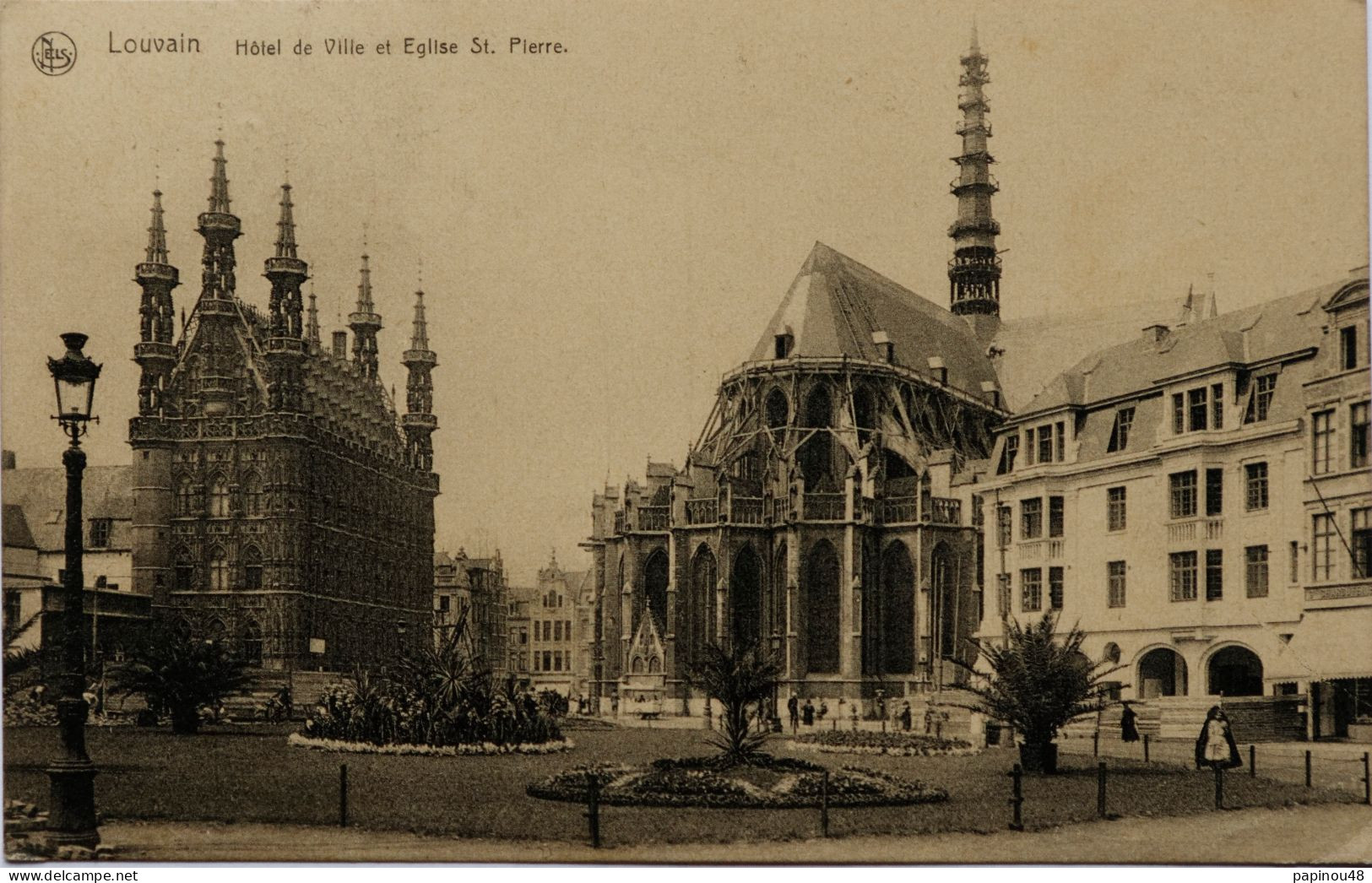 Leuven - Hôtel De Ville Et église St Pierre - 1926 - Leuven