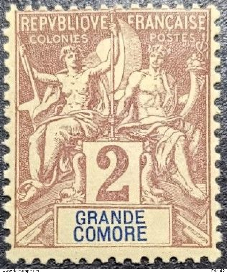 GRANDE COMORE N° 2* Neuf* TB - Unused Stamps