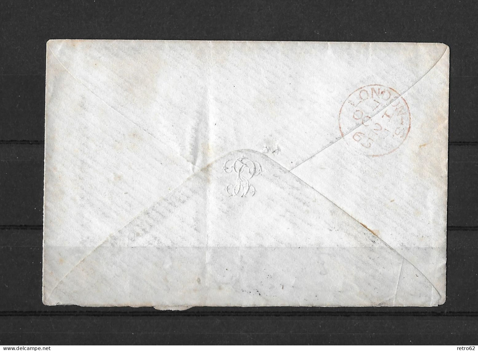 1865 GREAT BRITAIN ► Letter From Halifax Nach London - Cartas