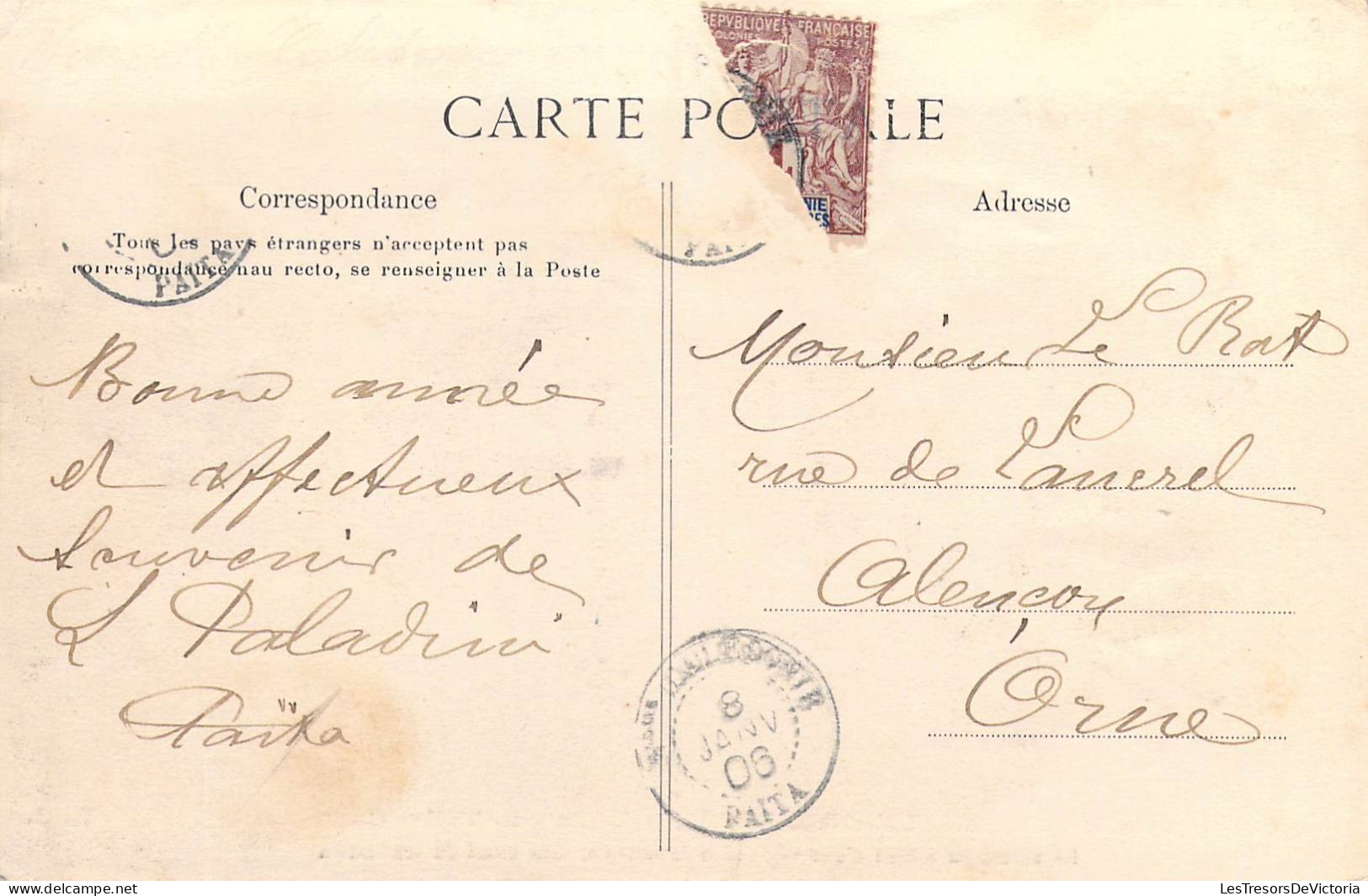 FRANCE - En Nouvelle Calédonie - Dans Une Tribu Canaque - Carte Postale Ancienne - Nouvelle Calédonie