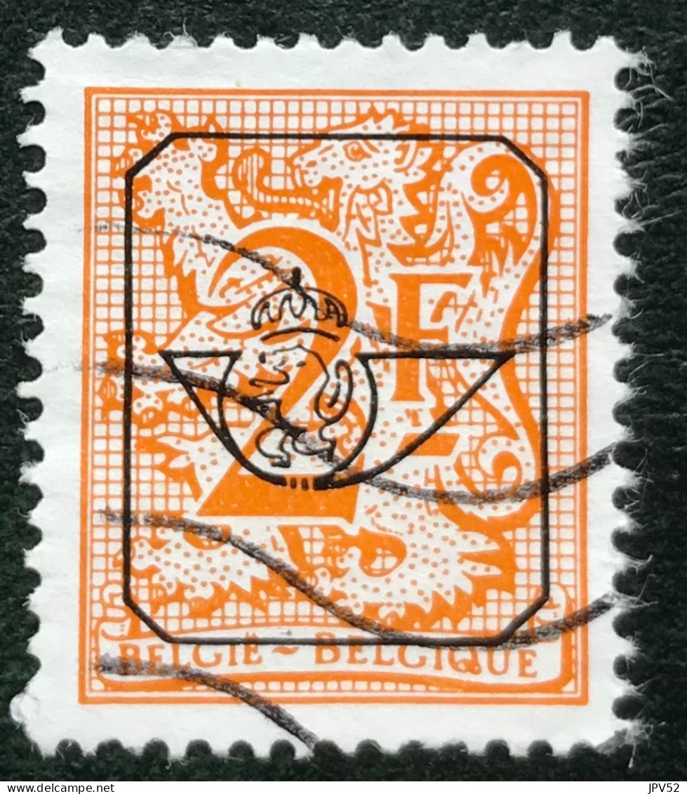 België - Belgique - C17/39 - 1982 - (°)used - Michel 1950V - Cijfer Op Heraldieke Leeuw Met Wimpel - Typos 1967-85 (Löwe Und Banderole)