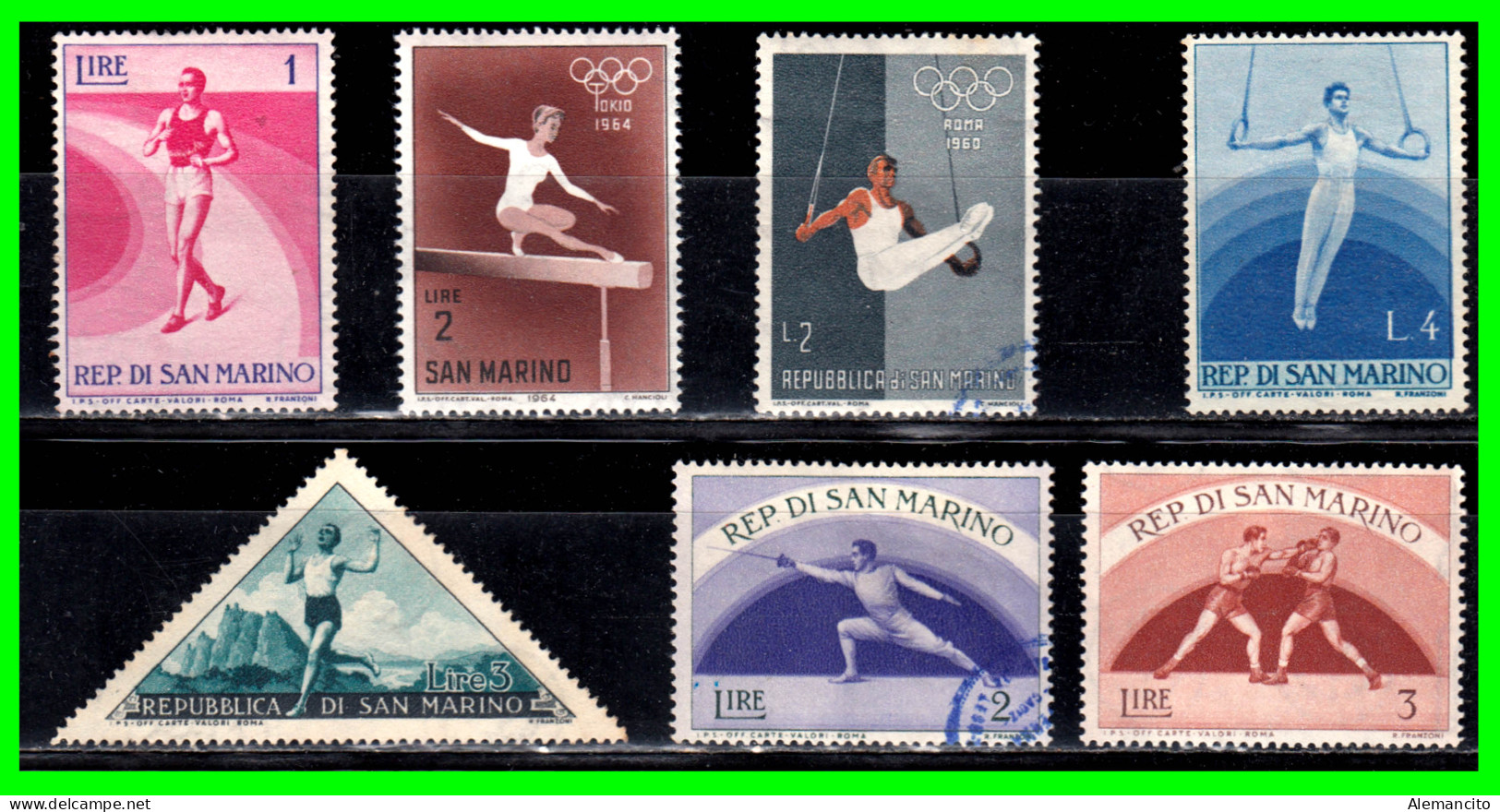 SAN MARINO ( EUROPA ) SELLOS JUEGOS OLIMPICOS. - Used Stamps