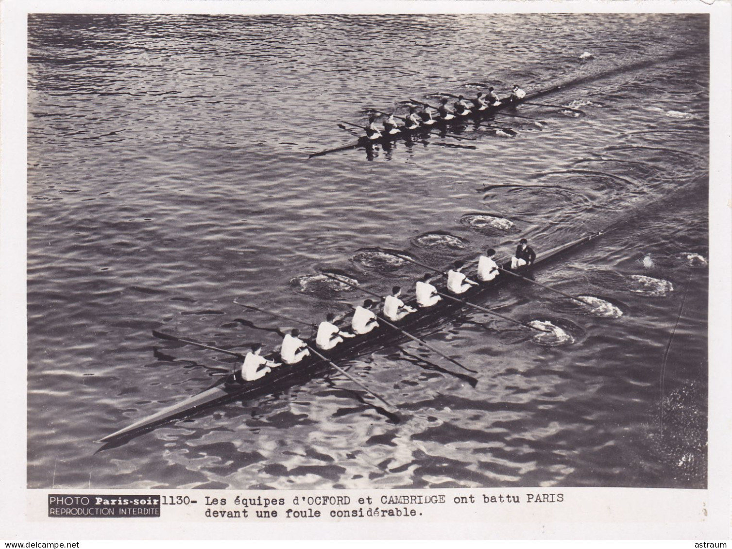 Cpa / Photo - Ang - Oxford - Sport Aviron - The Oxford And Cambridge Teams Beat Paris - Rudersport