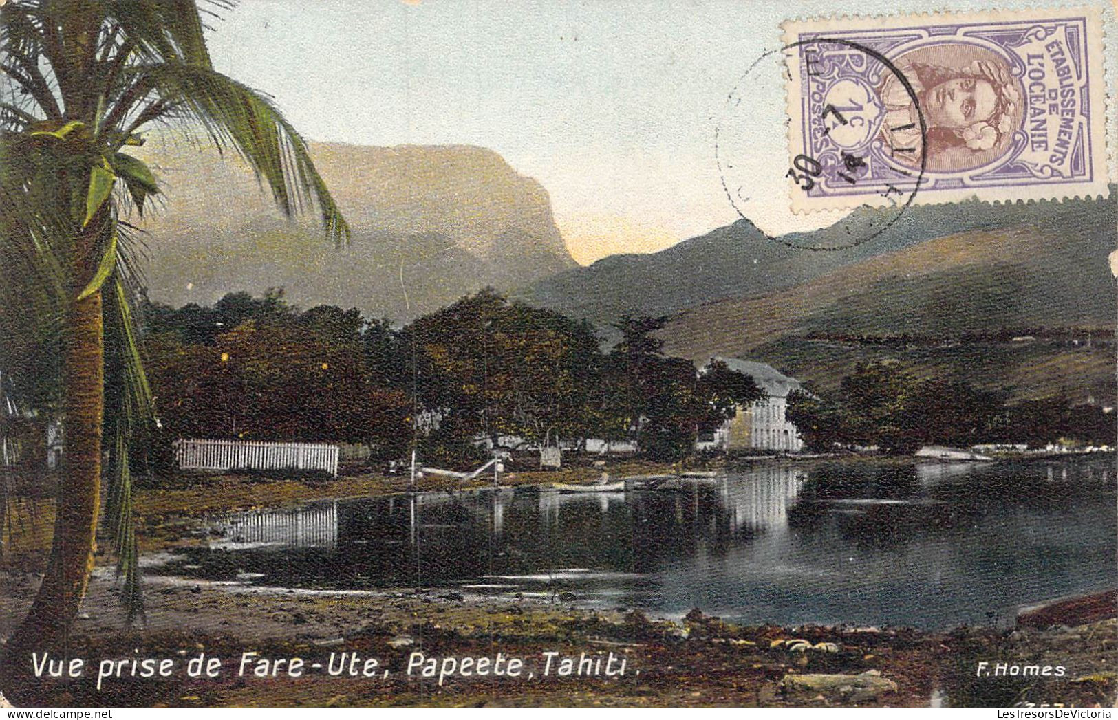 FRANCE - Polynésie Française - Tahiti - Papeete - Vue Prise De Fare-Ute - Carte Postale Ancienne - Polynésie Française