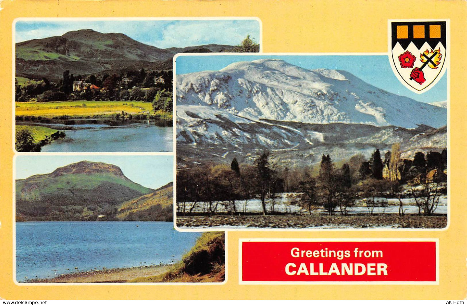 Greetings From CALLANDER - River Teith River Teith And Ben Ledi, Loch Lubnaig (2251) - Perthshire